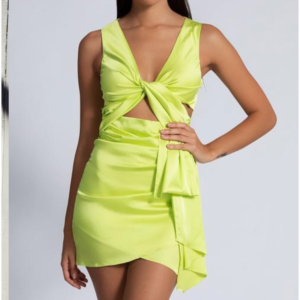 Meshki satin dress